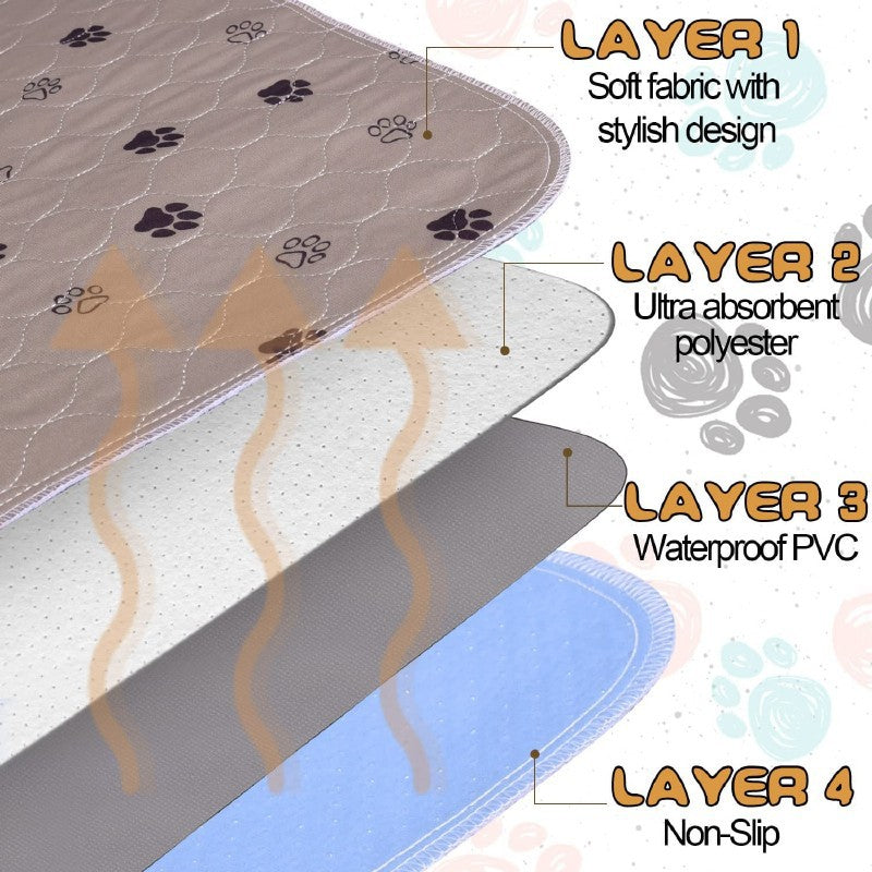 Popular pet quilted training mat every other year anti-slip dog and cat universal four season sleeping mat machine washable