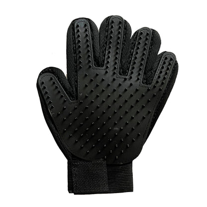 Pet Dog Cat Grooming Glove Deshedding Brush Fur Remover Mitt Left Right Hand