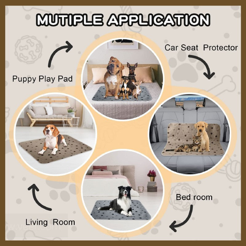 Popular pet quilted training mat every other year anti-slip dog and cat universal four season sleeping mat machine washable