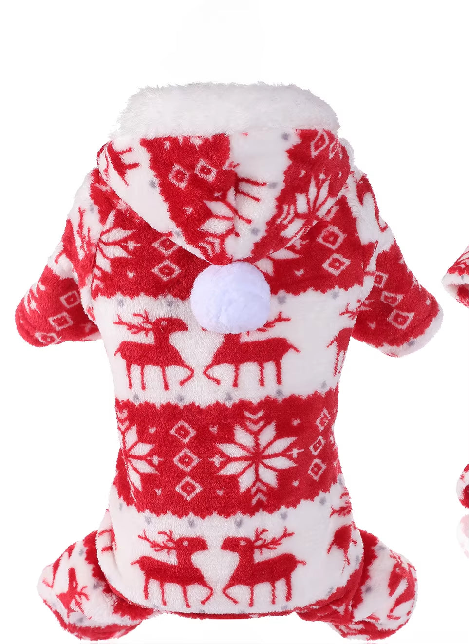 Christmas Cat Dog Winter Warm Home Clothing Puppy Festive Atmosphere Clothing Super Soft Coral Velvet Pet Clothing Supplies