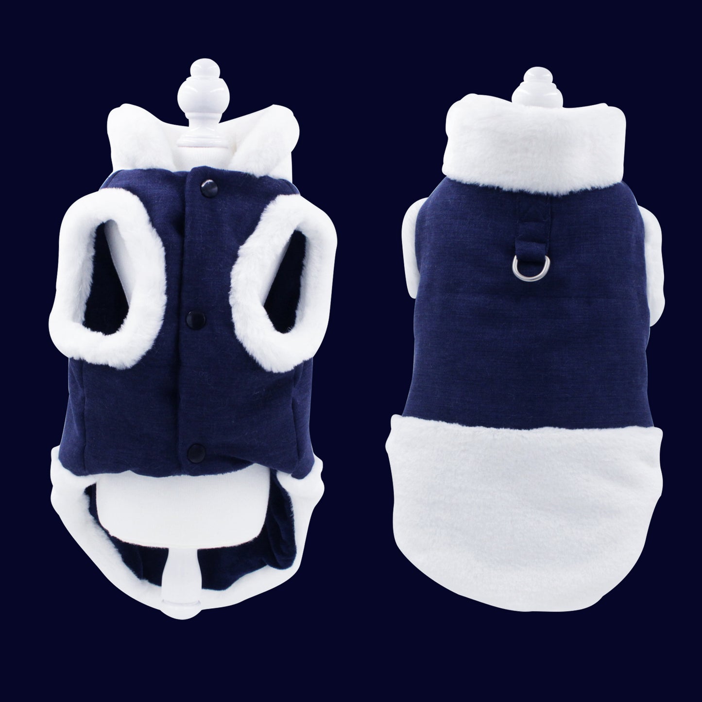 （MOQ 5pcs）Winter Dog Pet Coat Warm Dog Cat Clothes