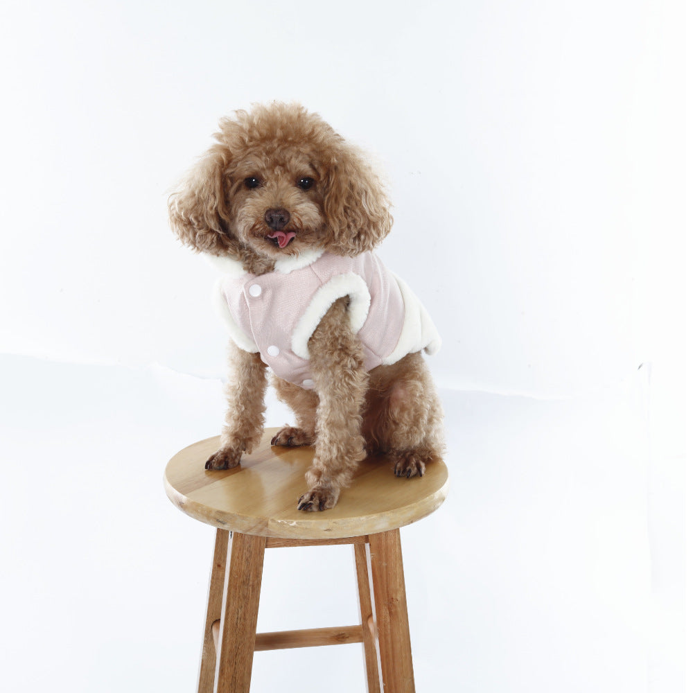 （MOQ 5pcs）Winter Dog Pet Coat Warm Dog Cat Clothes