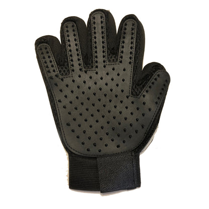 Pet Dog Cat Grooming Glove Deshedding Brush Fur Remover Mitt Left Right Hand