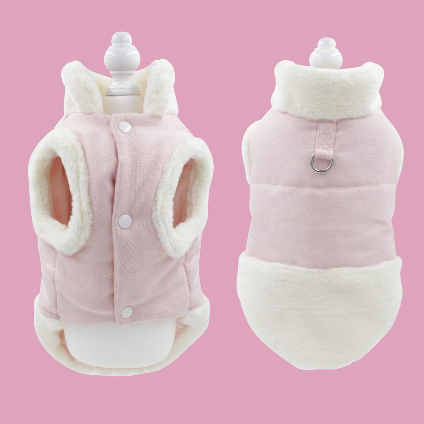 （MOQ 5pcs）Winter Dog Pet Coat Warm Dog Cat Clothes