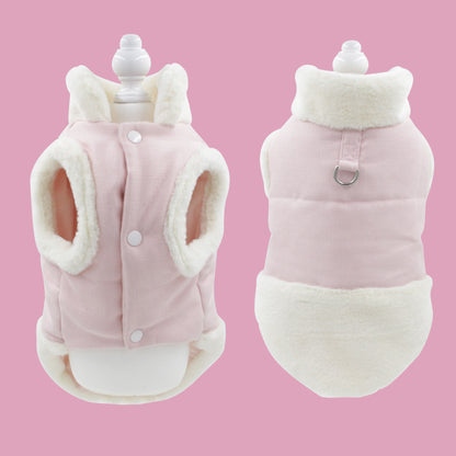 （MOQ 5pcs）Winter Dog Pet Coat Warm Dog Cat Clothes